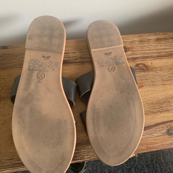 Black H strap summer sandals - Picture 2 of 2